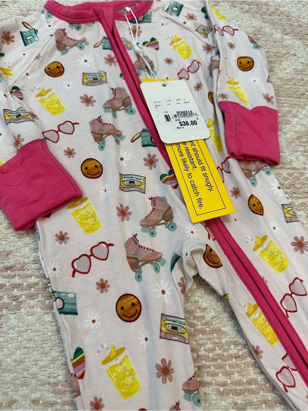 NWT Emerson And Friends Let the Good Times Roll Convertible Footie Romper - Picture 3 of 5